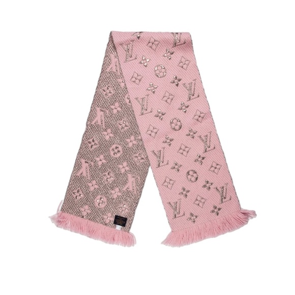 Pink shine logo mania scarf - Picture 1 of 2